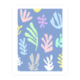 Matisse Colorful Leaves Blue (Print Only) thumbnail