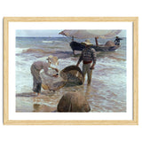 'Valencian Fishermen', 1895, Oil on canvas, 65 x 87 cm. thumbnail