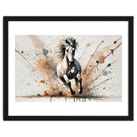 Galloping Horse Front View