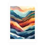 Abstract Ethereal Mountain Landscape (Print Only) thumbnail