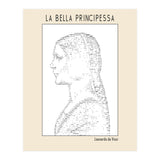 La Bella Principessa – Leonardo Da Vinci Ascii Art (Print Only) thumbnail