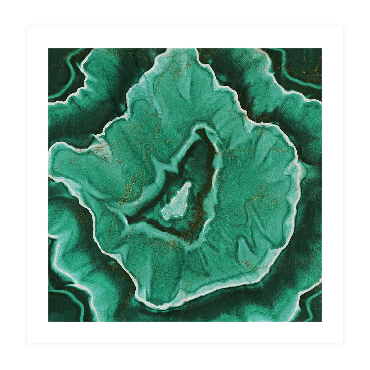 Malachite Texture 02 (Print Only)