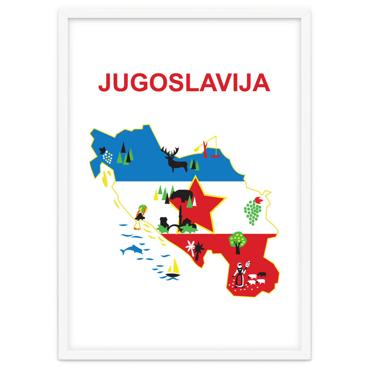 Yugoslavia Map