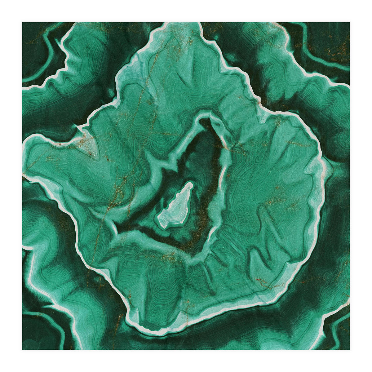 Malachite Texture 02 (Print Only)