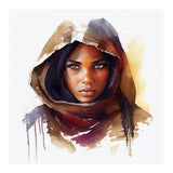 Watercolor Tuareg Woman #3 (Print Only) thumbnail