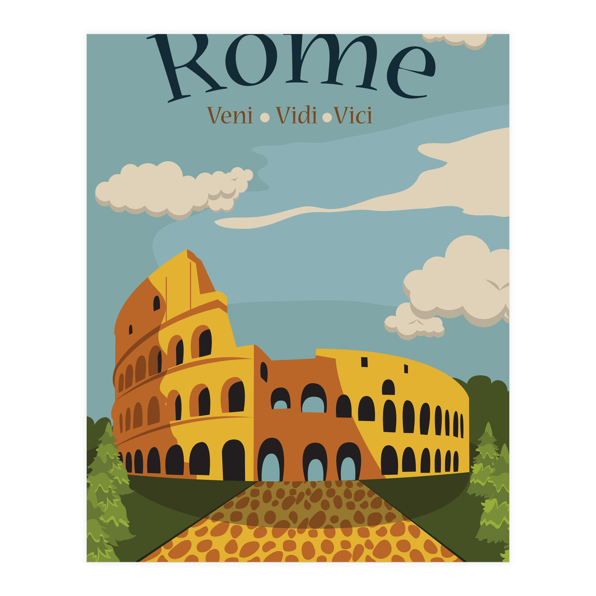 Rome, Colosseum, Italy (Print Only)