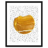 Stay Gold | Abstract Geometric Painting | Polka Dots Quirky Eclectic | Modern Boho Luxe thumbnail