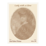 Lady With A Glove – John Robert Dicksee (before 1905) (Print Only) thumbnail