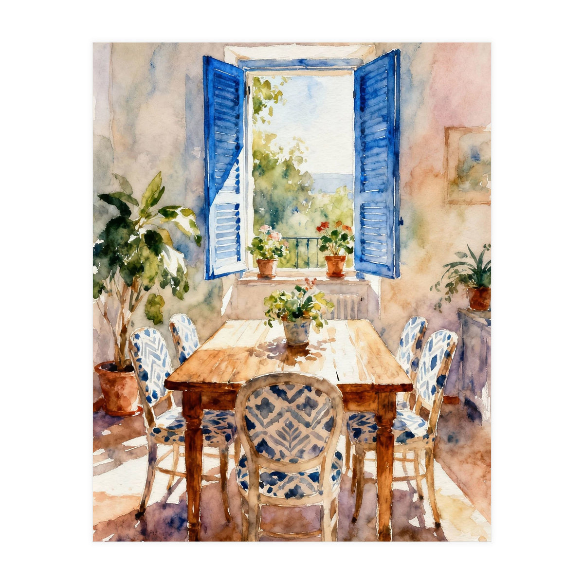 Matisse Inspired Dinning Room (Print Only)