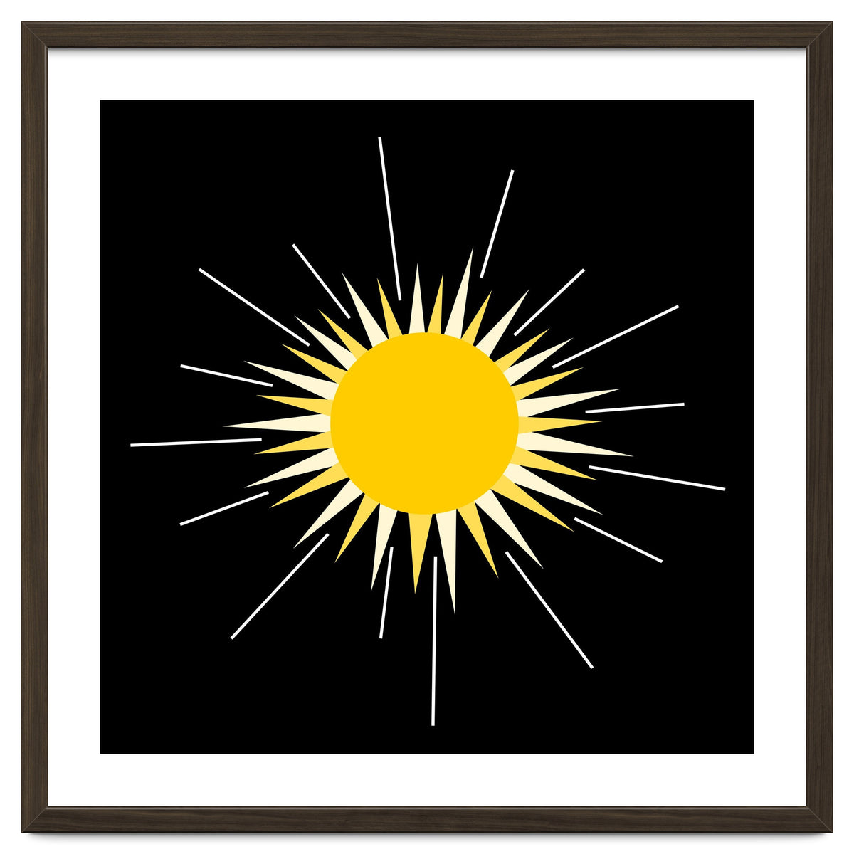 Yellow Bright Radiant Shinning Sun