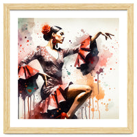 Scarlet Flamenco Side Pose