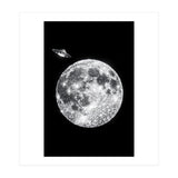 Diamond moon and UFO (Print Only) thumbnail