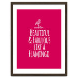 Beautiful and fabulous like a flamingo thumbnail