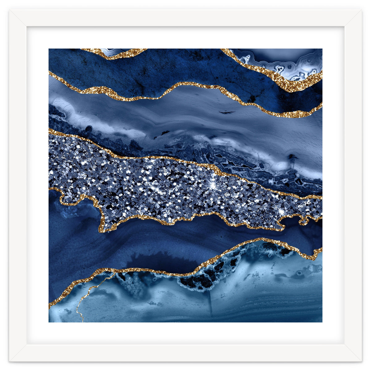 Agate Glitter Ocean Texture 07
