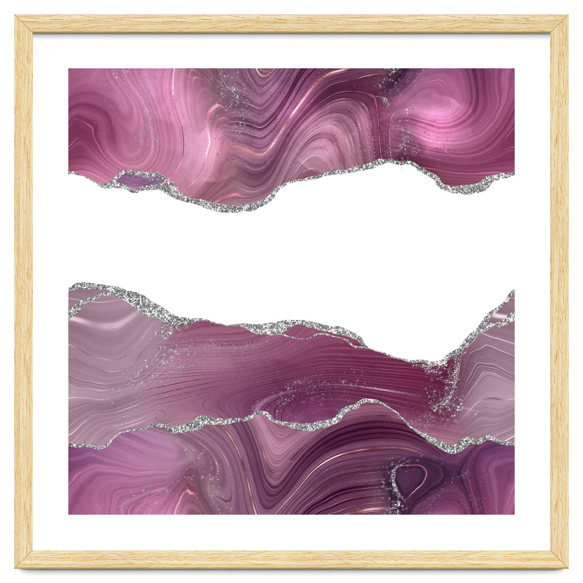 Mauve & Silver Agate Texture 08