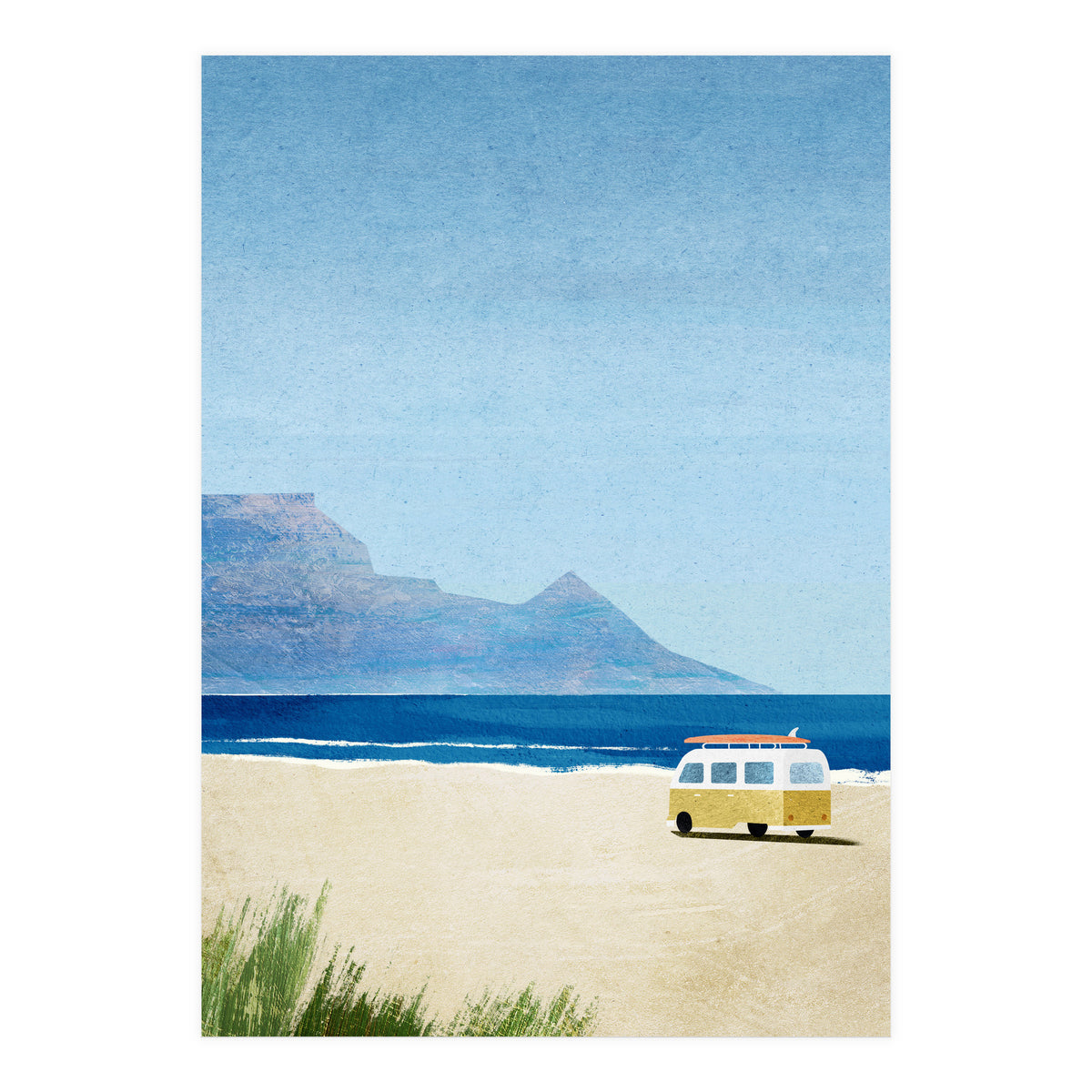 Kombi Surf Van, Cape Town (Print Only)