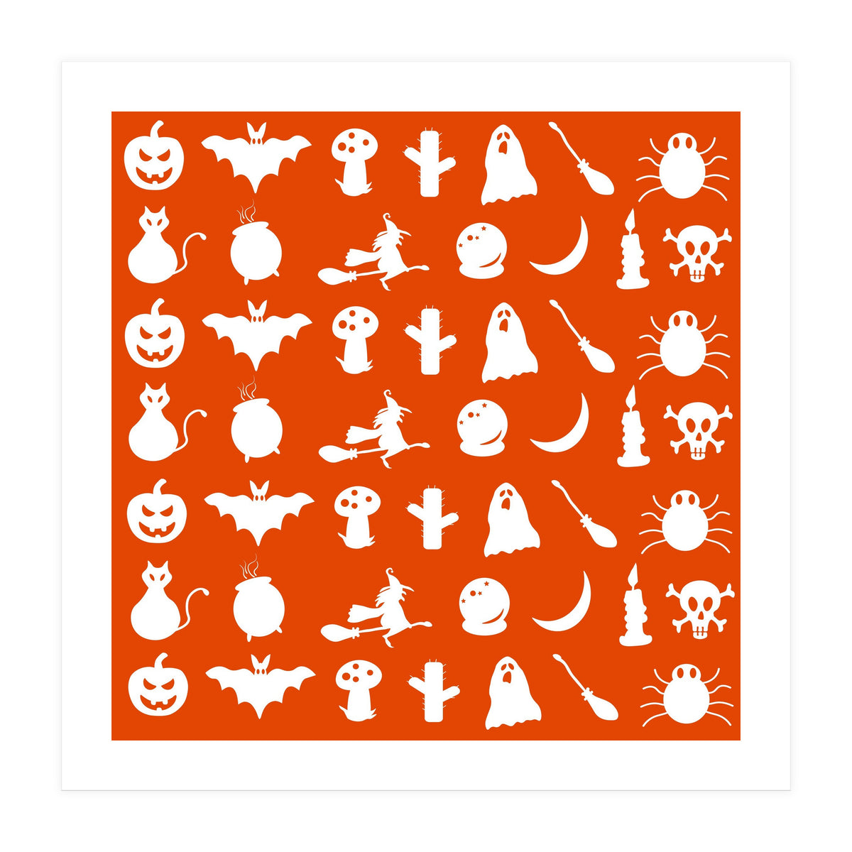 Halloween Icons Pattern (Print Only)
