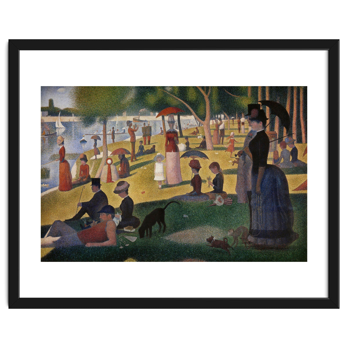 Georges Seurat / 'A Sunday Afternoon on the Island of La Grande Jatte', 1884-1886.
