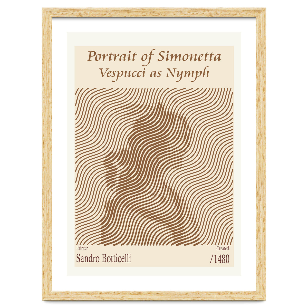 Portrait Of Simonetta Vespucci As Nymph – Sandro Botticelli (1480)