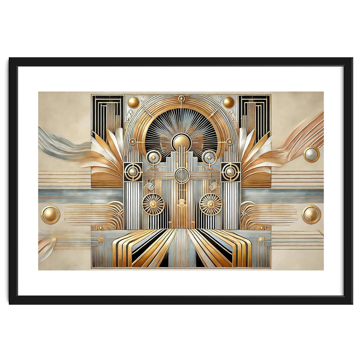 Art Deco Gold Architecture