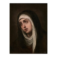 Bartolomé Esteban Murillo / 'Mater Dolorosa', 1660-1670, Spanish School. VIRGIN MARY. (Print Only)