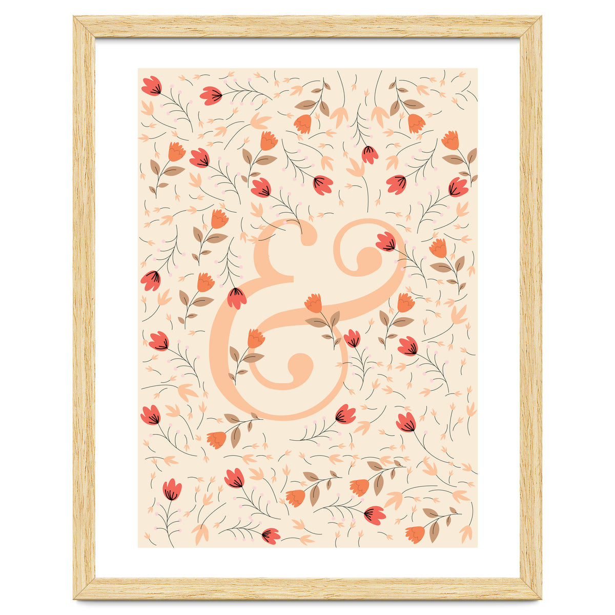 Floral Ampersand
