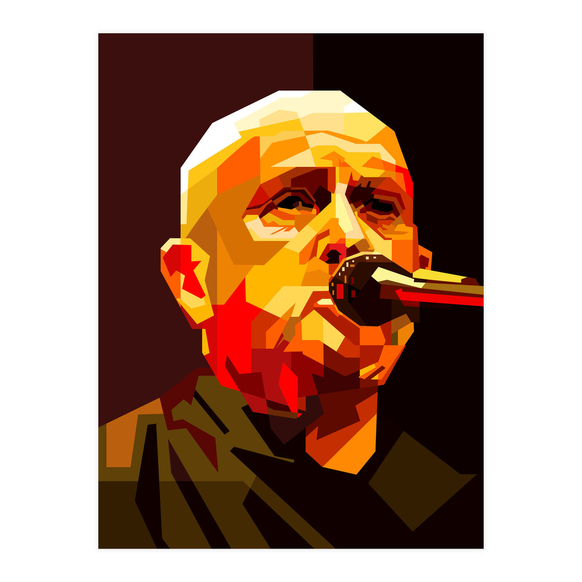 Peter Gabriel Musician Vintage (Print Only)