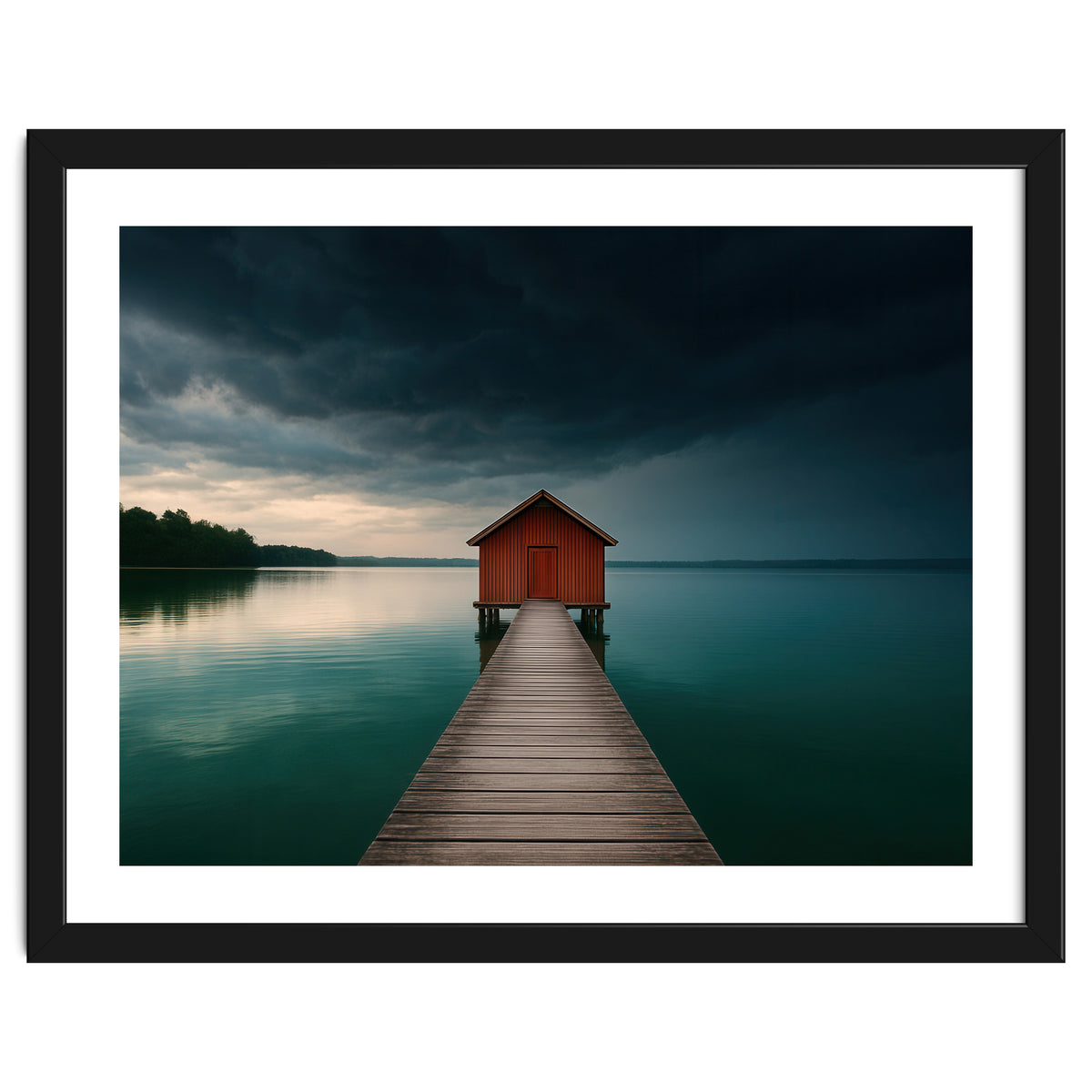 Moody Boathouse Photography Lake House