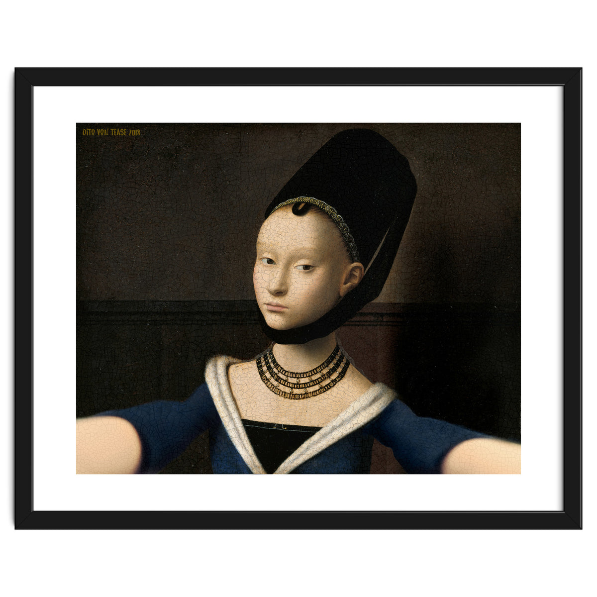 Petrus Christus  - Young Woman - Selfie