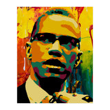 Malcolm X Colorful Abstract Art 2 (Print Only) thumbnail