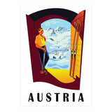 Austria Ski Track At The Door (Print Only) thumbnail