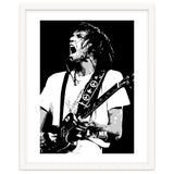 Neil Young Musician Legend in Grayscale thumbnail