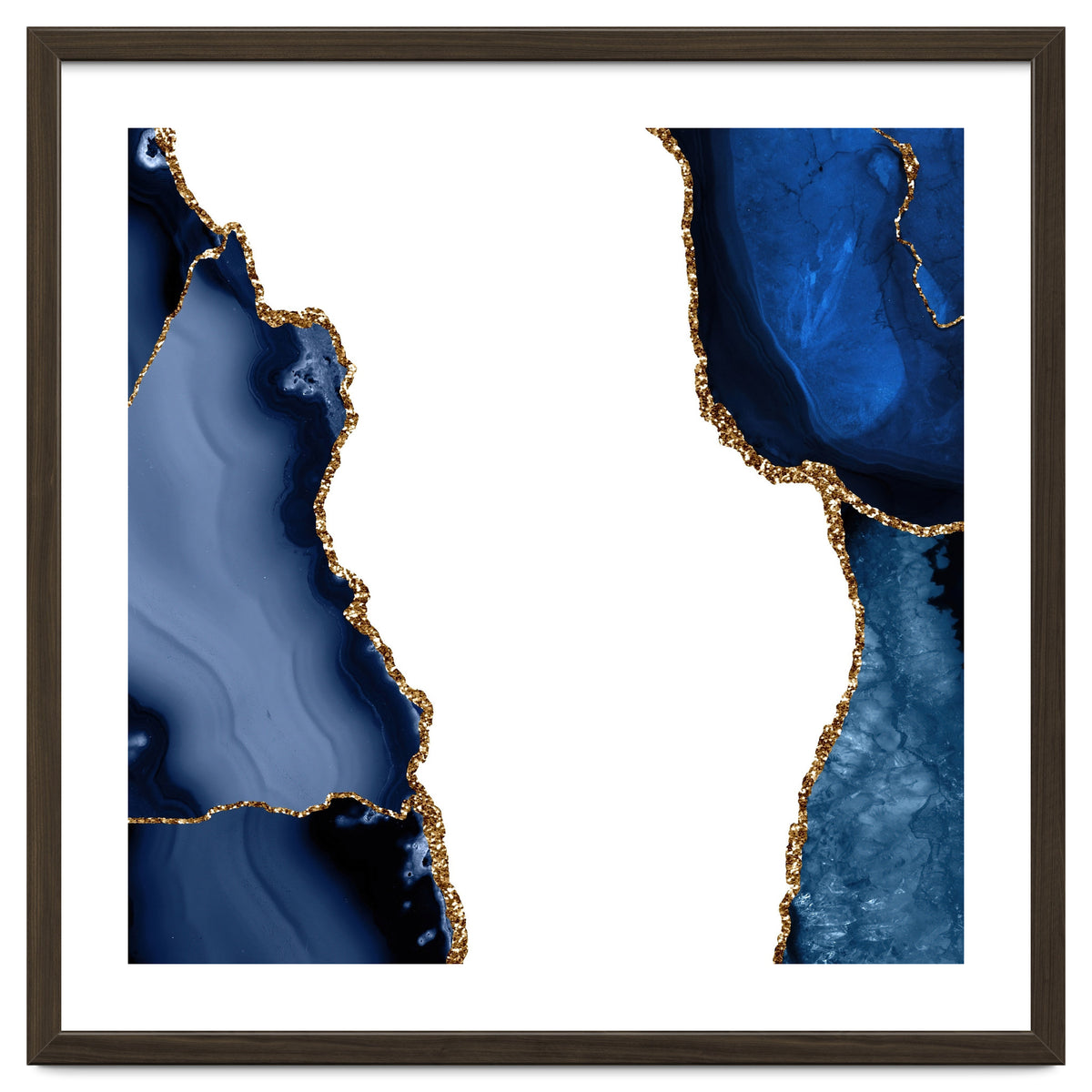 Navy & Gold Agate Texture 29