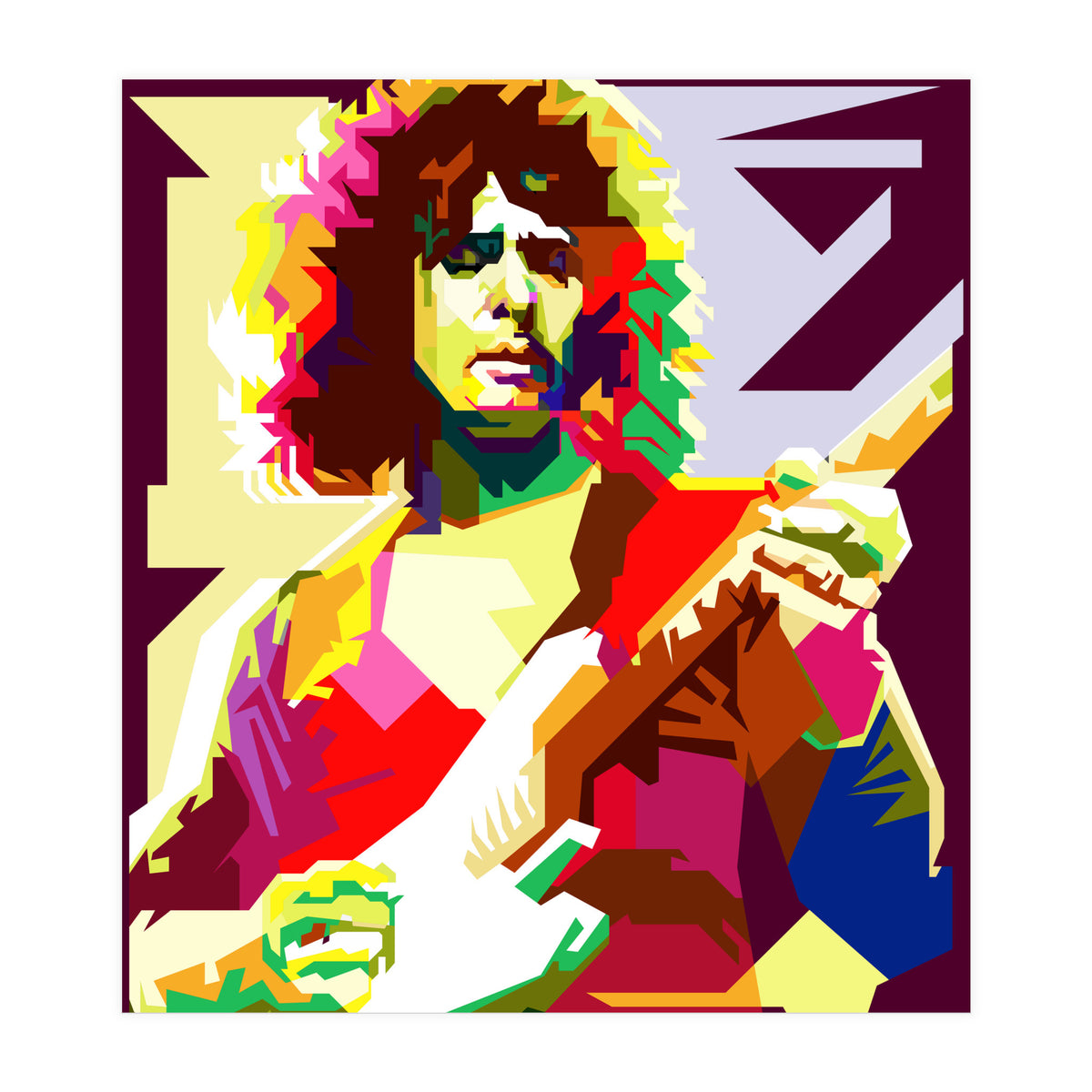 Ritchie Blackmore Deep Purple Guitarist (Print Only)