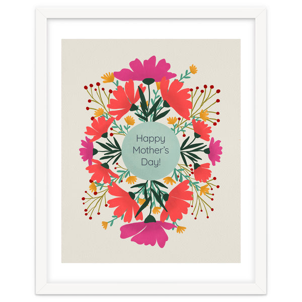 Happy mother's day floral design
