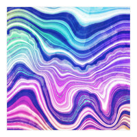 Neon Agate Texture 01 (Print Only)