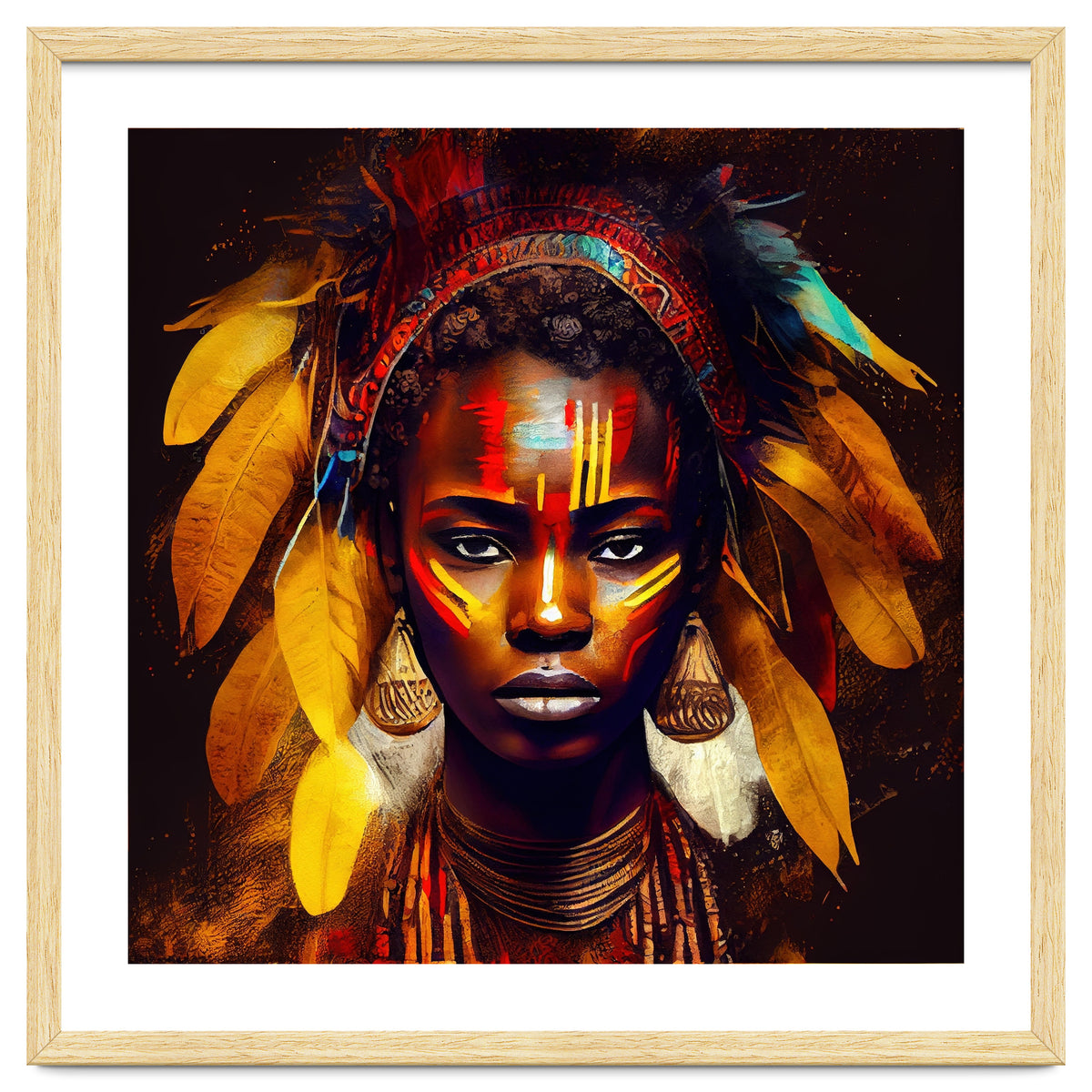 Powerful African Warrior Woman #2