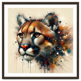 Watercolor Cougar Portrait thumbnail
