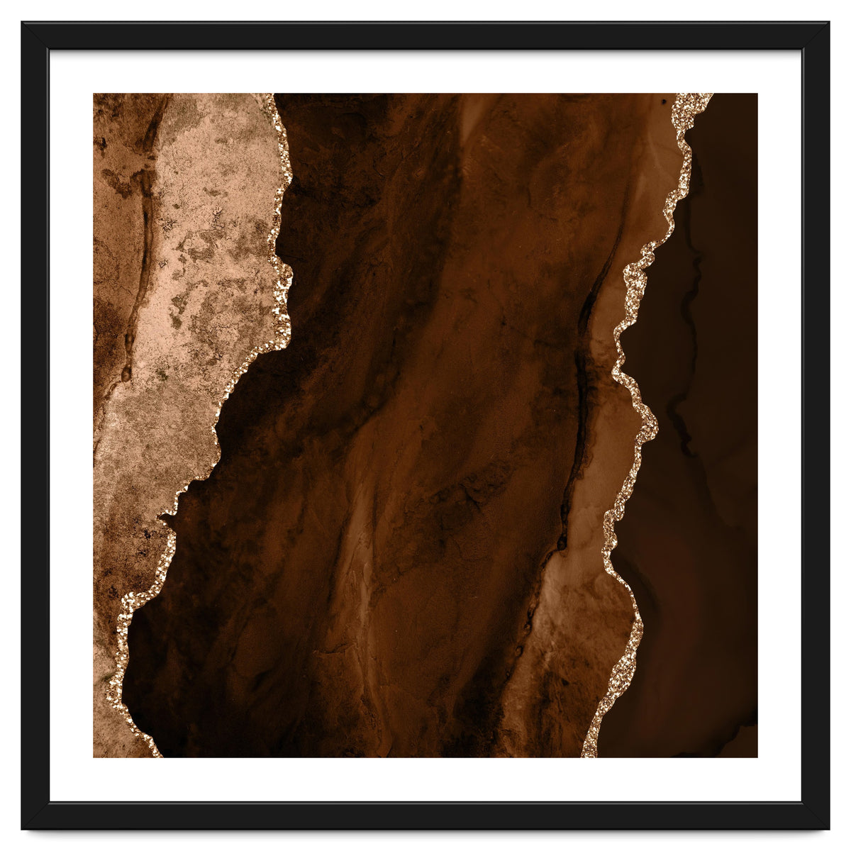 Brown & Gold Agate Texture 01