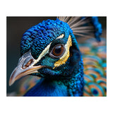 Close Up Of A Peacock Head And Eye (Print Only) thumbnail