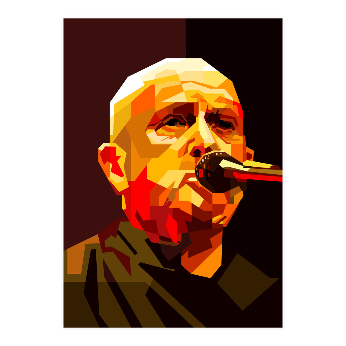 Peter Gabriel Musician Vintage (Print Only)