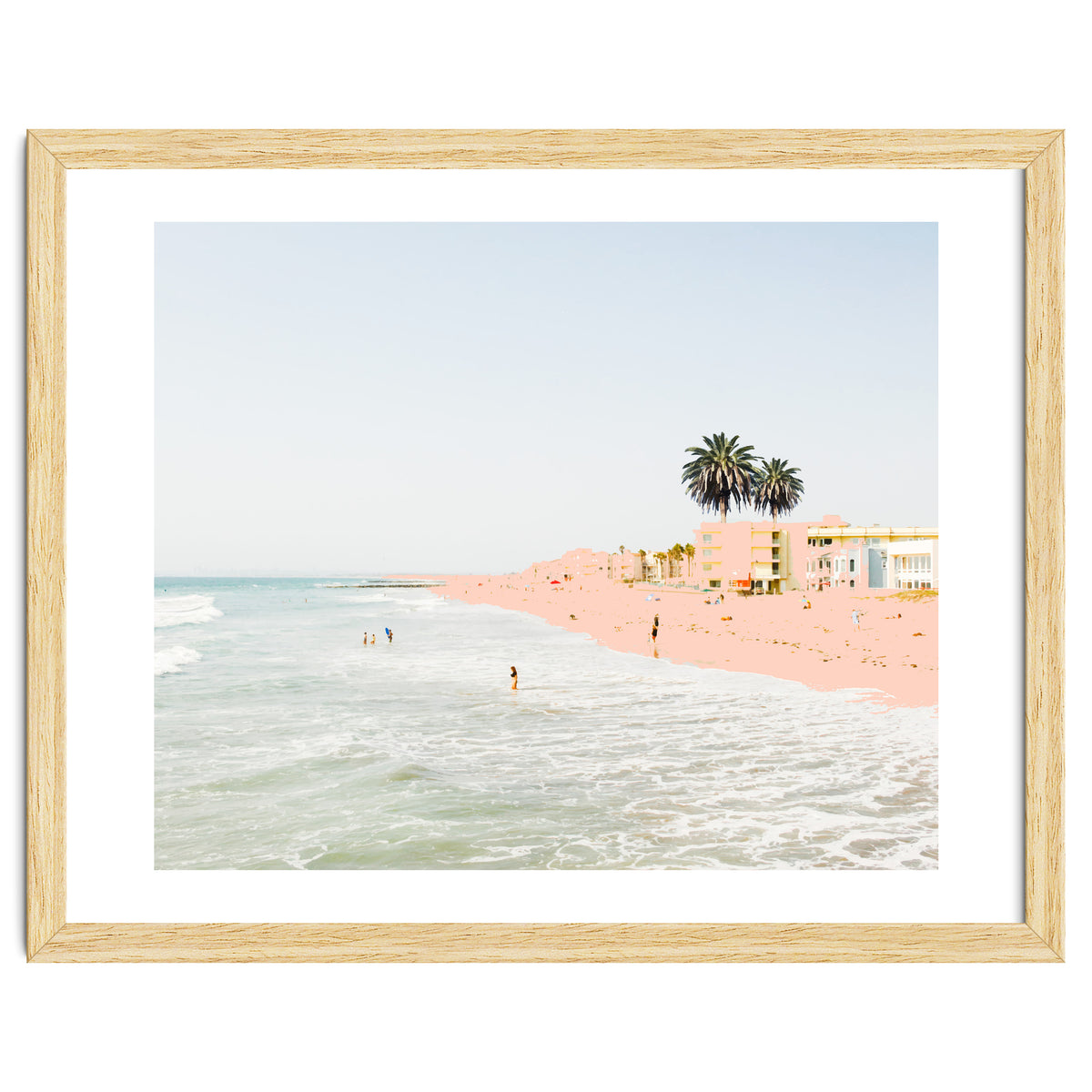 Pink Beach #society6 #decor #buyart