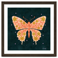 Cosmic Floral Butterfly