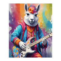 Lama Plays Guitar (Print Only)