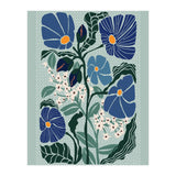 Klimt Flowers Light Blue (Print Only) thumbnail