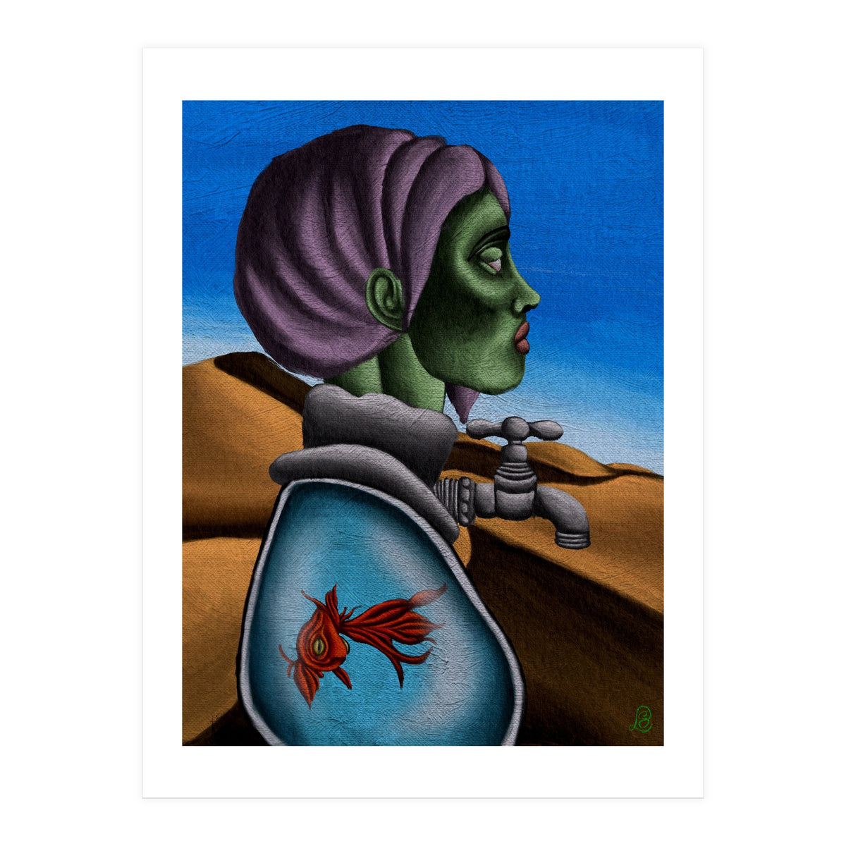 "There's No Such Thing As Thirst In This Desert"  (Print Only)