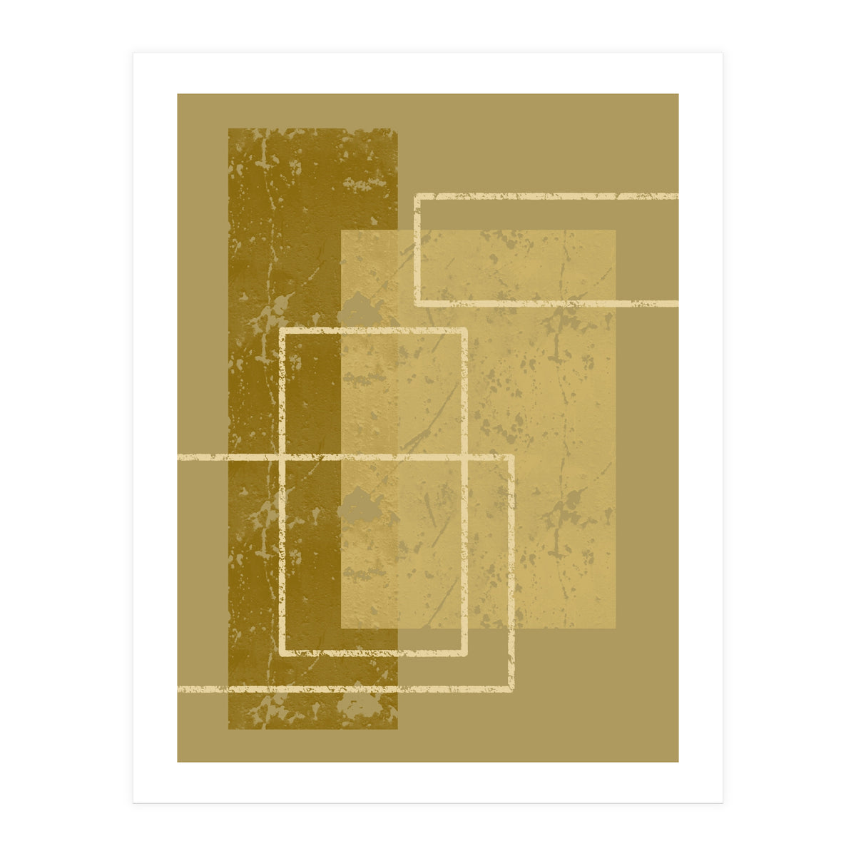 Structured Gold (Print Only)