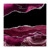 Burgundy & Silver Agate Texture 02 (Print Only) thumbnail