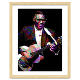 Howlin Wolf American Blues Guitarist Colorful thumbnail