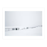 Stairs leading to the winter sea (Print Only) thumbnail
